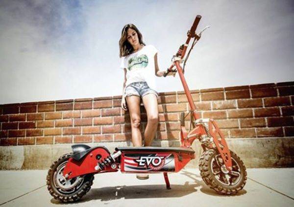 EVO powerboards petrol+ electric scooters 50 mph